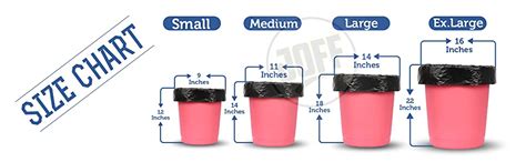 JOFF Premium Garbage Bags - Small (43cmx51cm, 1 Roll, 30 Bags, Black ...