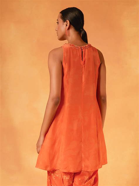 Buy Orange Tunic | Shop Saundh