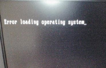 Error loading operating system - All about virtualization