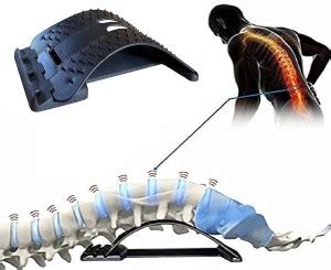 AHCS Back Stretcher Lumbar Support | Lower Back Pain Relief Massage ...