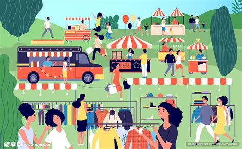 Market 卡通图 的图像结果