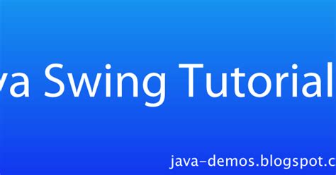 Image result for Java Swing Tutorial