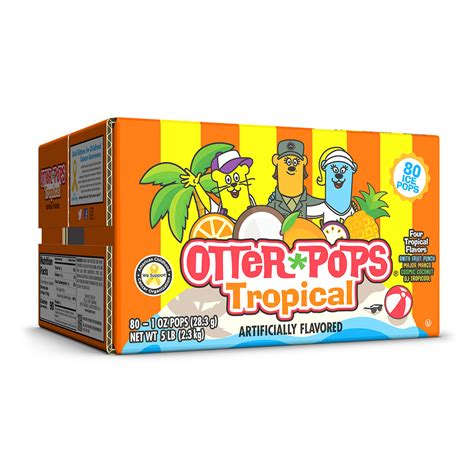 Assorted Flavors and Sizes of Otter Pops Ice Pops | Otter Pops
