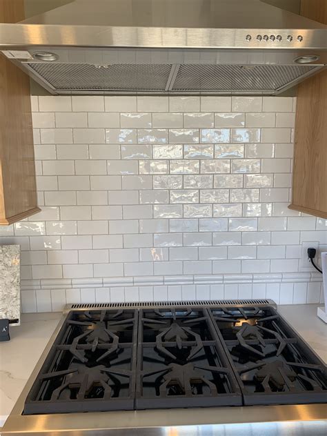 Glossy Subway Tile Backsplash for Stylish Kitchens