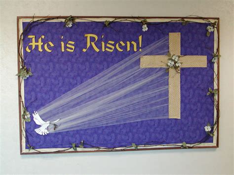 Church Bulletin Board Ideas For Easter