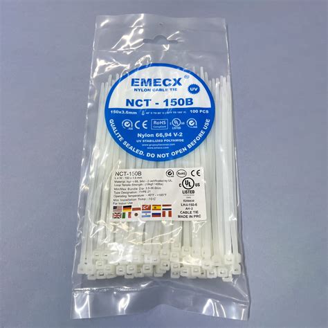 CINTILLO NYLON 300X4.8mm - BLANCO - UV - YLLACONZA