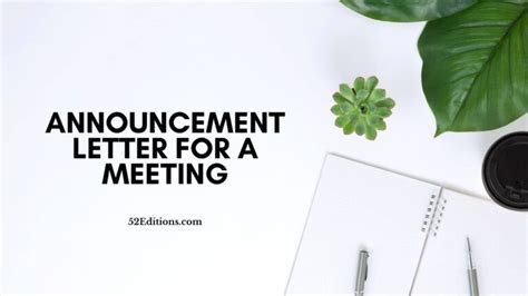 Meeting Announcement 的图像结果