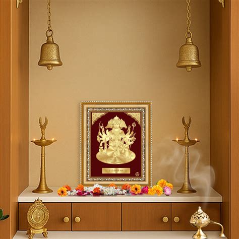Panchmukhi Hanuman | 24K Gold Wall Hanging Frame – SHREEM SWARNAM ...