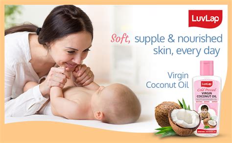 Buy LuvLap Baby Hair & Skin Oil, 100% Natural Cold Pressed Virgin ...