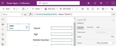Add Filter to Power App 的图像结果