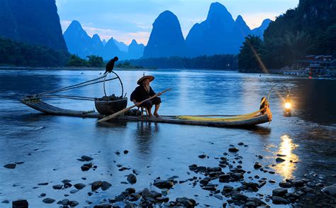 桂林山水风光和竹筏摄影jpg图片免费下载_编号139hwglq1_图精灵