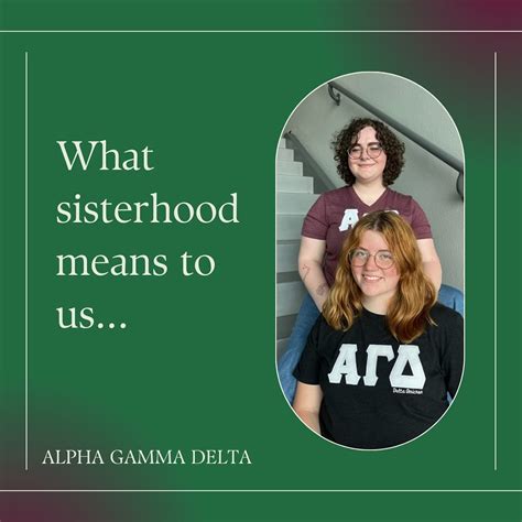 ALPHA GAMMA DELTA | what does sisterhood mean to you? #sisterhood # ...