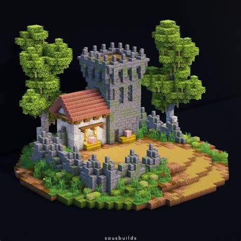 Image result for Mini Castle Minecraft Tutorial