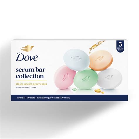 Buy Dove Serum Bar Collection | 625g (125x 5) | Nourish, Radiance ...