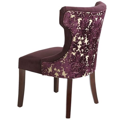 purple dining room chairs