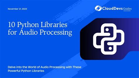 Image result for Python Audio Signal Processing