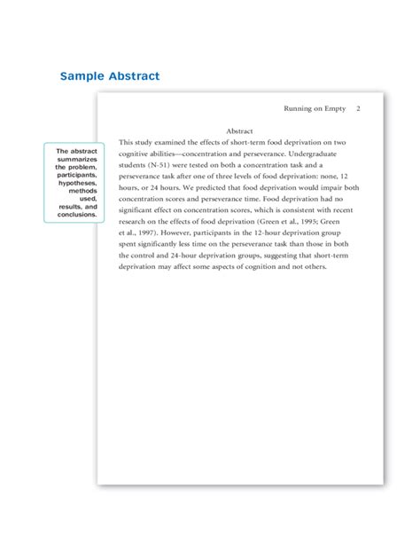 APA Format Paper Example 的图像结果