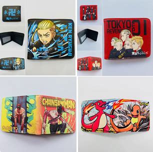 Pokimon/ Chainsaw man / Tokyo revenger Wallet Set of 3 (eff price 175 ...
