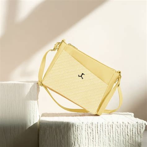 Buy Mochi Women Yellow Sling Bag Online | SKU: 66-802-33-10 – Mochi Shoes