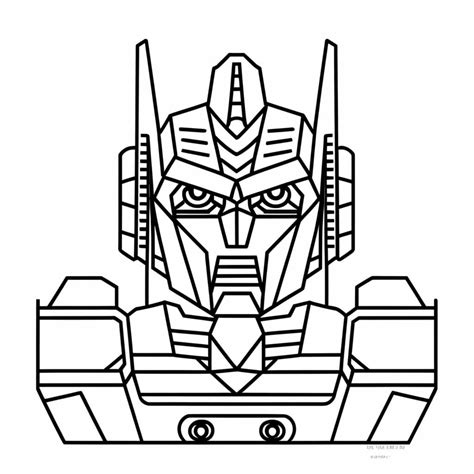 Optimus Prime coloring pages - ColoringLib