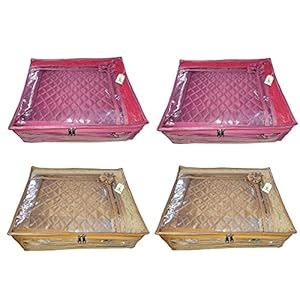 Calcutta Covers Large Satin Saree Cover/Garments Cover/Wardrobe ...