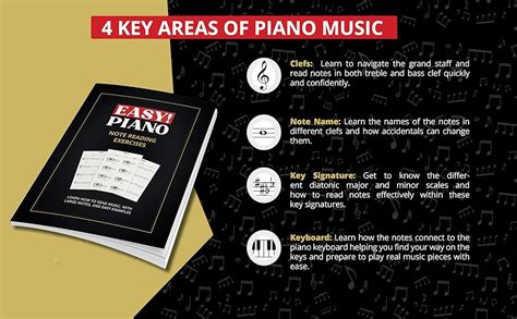 Buy Easy! Piano Note Reading Exercises for Beginners: Learn How to Read ...