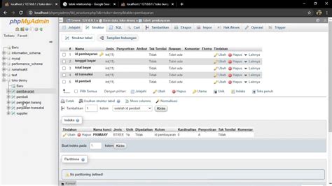 Relationship phpMyAdmin 的图像结果