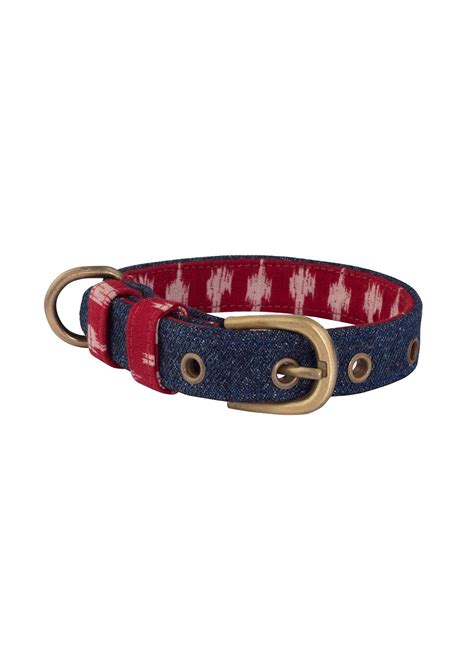 Get Blue Denim Dog Belt Collar at ₹ 300 | LBB Shop