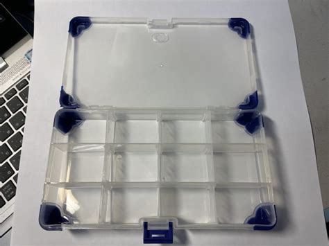 RS PRO | RS PRO 12 Cell Polypropylene, Adjustable Compartment Box, 30mm ...
