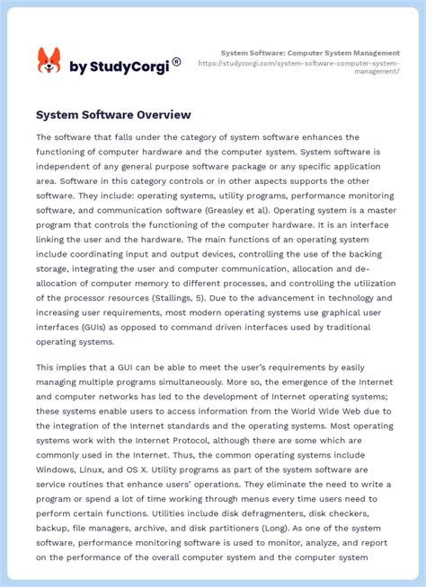 Image result for System Software and Computer Management
