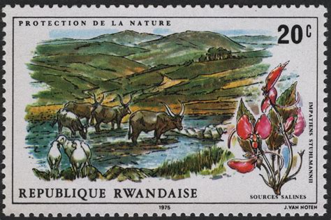 SCG4046 - Rwanda 1975 – Protection of Nature: Salt Springs – Stamp and ...