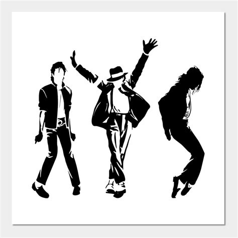 Moonwalk decal sticker king of pop michael jackson dancing silhouette material celebrities ...