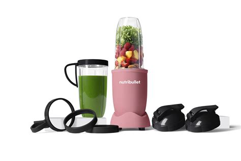 Nutribullet Pro 900 Watt Single Serve Blender All Matte Soft Pink ...