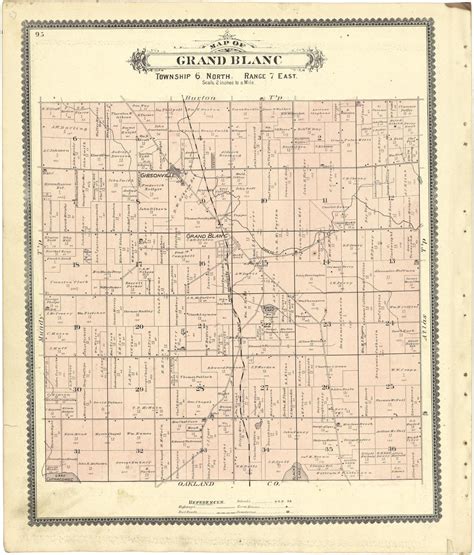 Map of Grand Blanc | Library of Congress