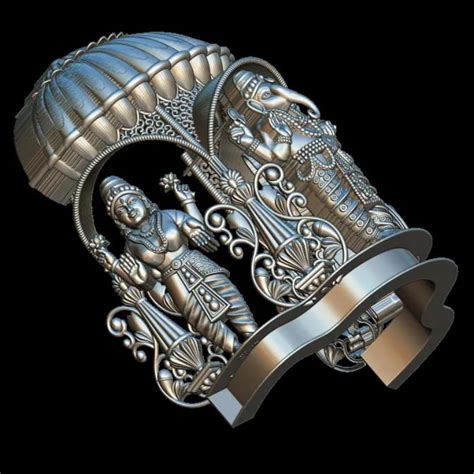Divine Lord Ganesh 3D Model - Spiritual Artistry