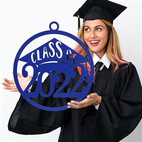 Blue Class of 2022 Wooden Sign Graduation Party | Ubuy India
