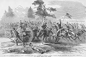 Custer Captures Confederate Guns Near Culpeper Virginia Poster Print by ...