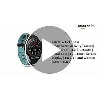 AQFIT W15 Fitness Smartwatch Activity Tracker| Waterproof | 4.2 ...