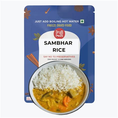 Instant Sambhar Chawal Ready To Eat Preservative Free Dried Food – DryM ...
