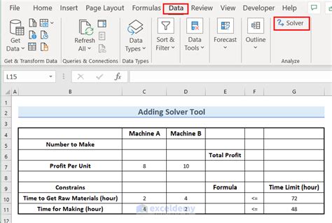 Image result for Linear Optimization Excel