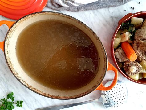Clear Beef broth soup Recipe — Beans & Sardines