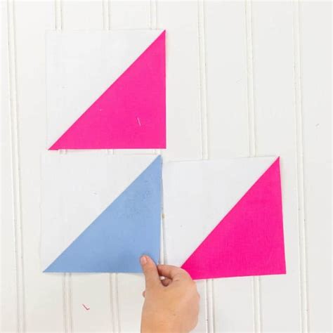 Image result for Half Square Triangle Tutorial