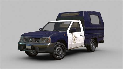 Nissan Pickup Egyptian Police Car (BOX) - 3D model by Omar Adel (@omaradel980) [d121fce] - Sketchfab