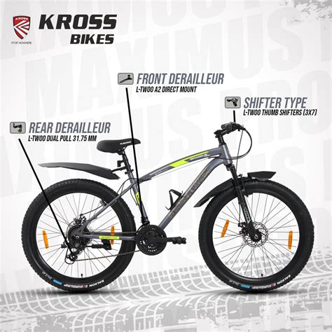 Kross Maximus Pro 26T 21-Speed MTB with Dual Disc Brakes & Suspension ...