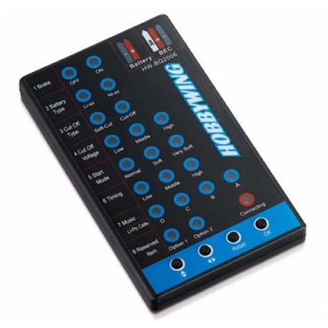 Image result for Hobbywing Programming Card