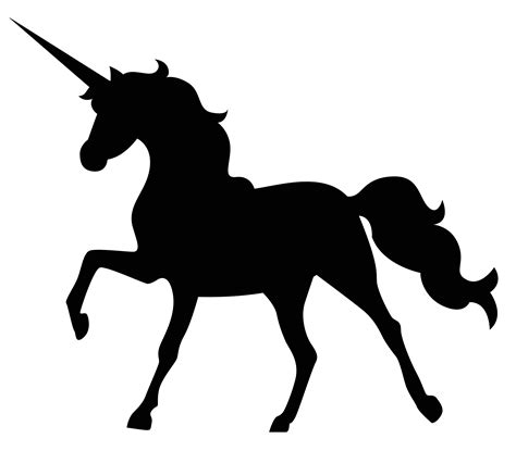 Free Printable Unicorn Silhouette - Templates Printable