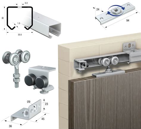 Buy Runners Series 20 Industrial Sliding Door Track System 90kg (3mtr ...