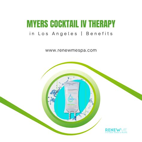 Myers Cocktail IV Therapy in Los Angeles | Benefits