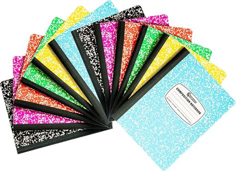 Rosmonde College Ruled Composition Notebooks 12 Pack, 200 Pages (100 ...