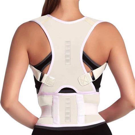 Orthopedic Corset Back Posture Corrector Men Women Magnetic Vest Shoulder Back Support Posture ...